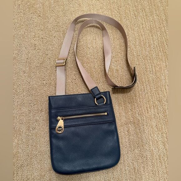 Michael Kors Navy Crossbody Bag - Picture 1 of 6